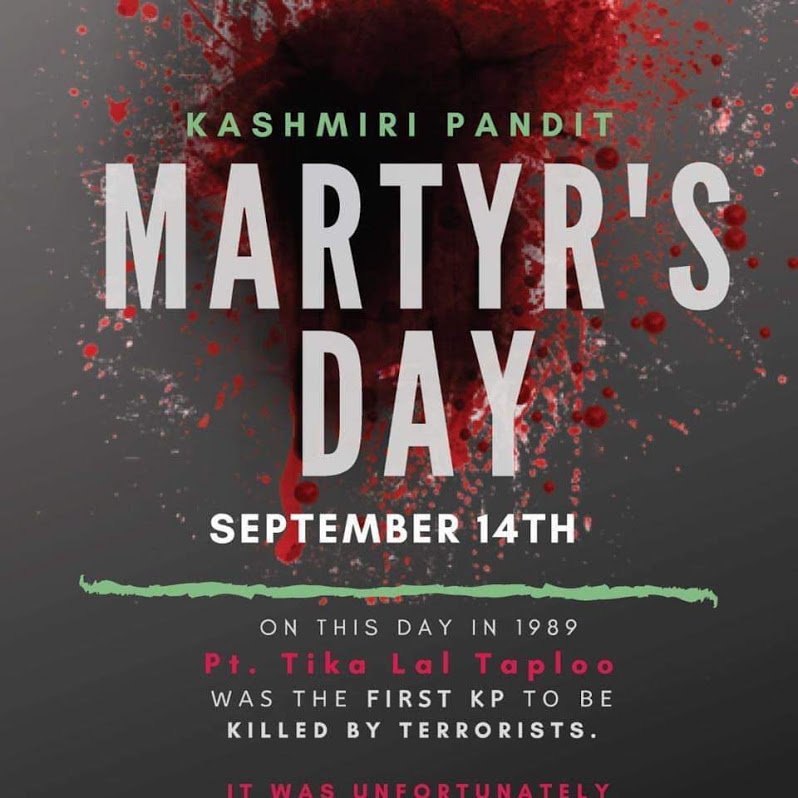 KapilMishra_IND's tweet photo. 31 years ago, Jihadis silenced the bravest voice amongst Hindus of Kashmir.Staunch nationalist,Sh.Tika Lal Taploo was shot dead today. First martyr of modern jihad in Kashmir. 31 years later his killers remain free. #KPMartysday https://t.co/rqUIFyJxzG