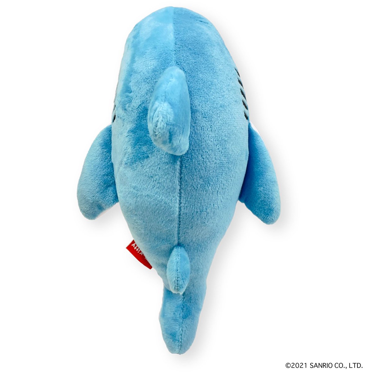 ハローキティ「ハローキティ 海のともだち ぬいぐるみM・サメサメのぬいぐるみ(Mサイズ)です。」|ご当地キティのイラスト