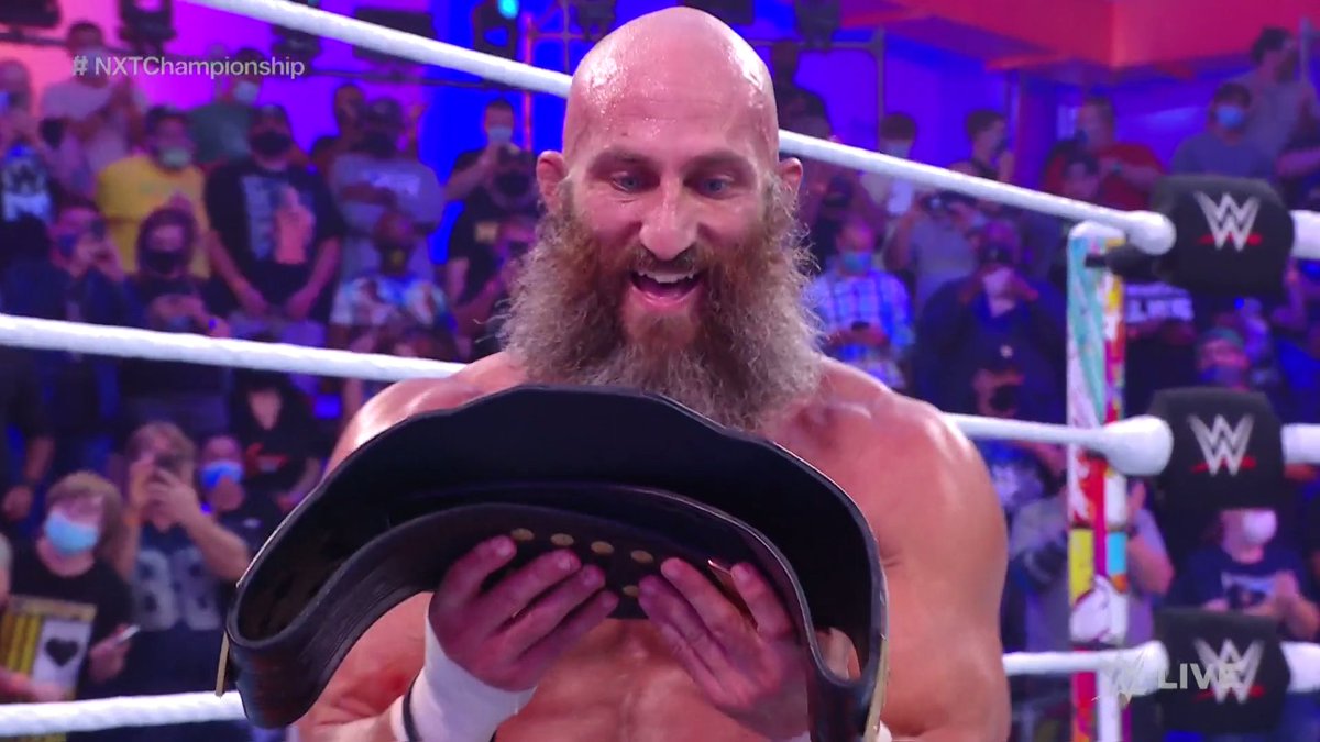 WWENXT's tweet photo. GOLDIE IS COMING HOME. #WWENXT #NXTChampionship #AndNew @NXTCiampa https://t.co/p4IZHQAqpE