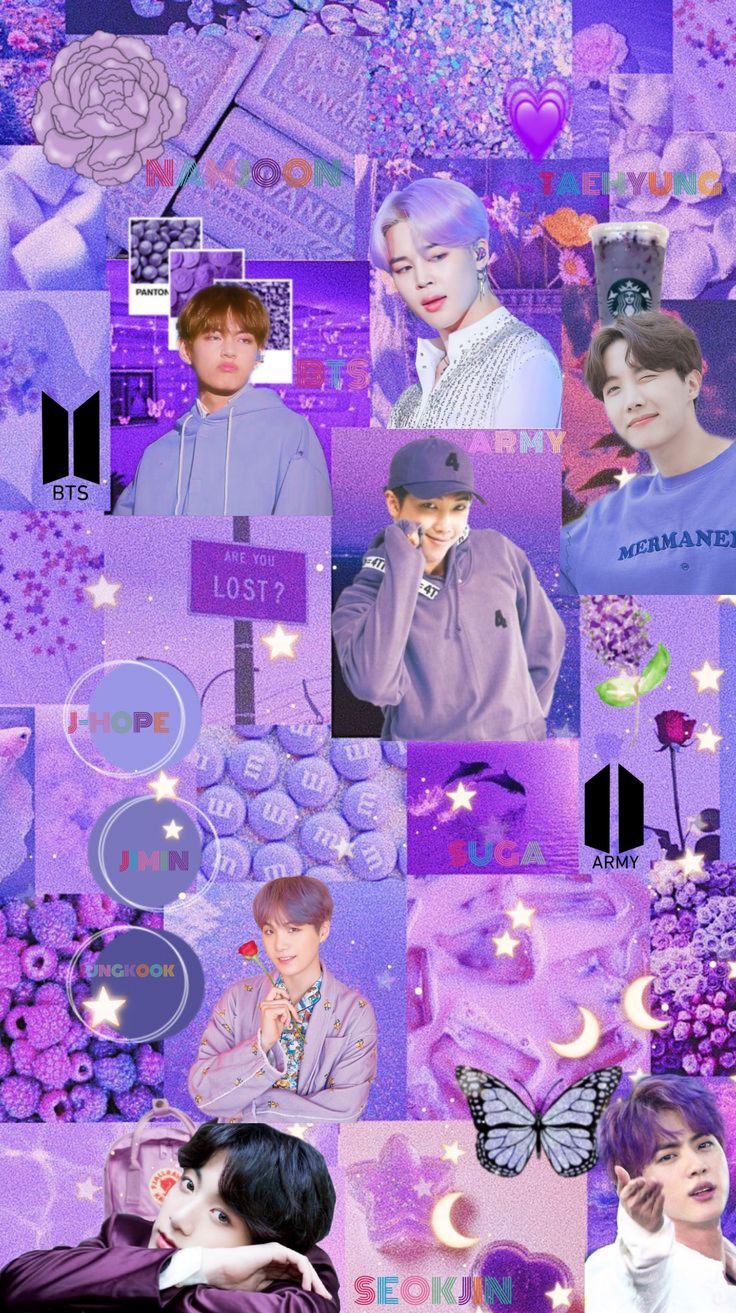 Anna_katrxna_hernandez on X: Bts purple aesthetic wallpaper 💜💜 #BTSで妄想  #BTSARMY  / X