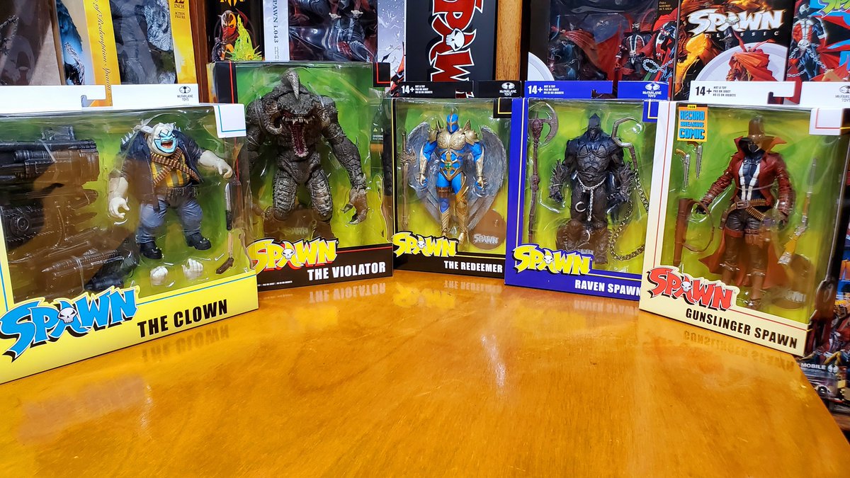 pogoman's tweet photo. #SpawnHunter went on a hunting mission this morning! No prisoners! :) #Spawn #SpawnVerse set complete! Part of the #SpawnHunter collection. Hunt Hard Hunt with Style https://t.co/KJ8cJ7sxBI