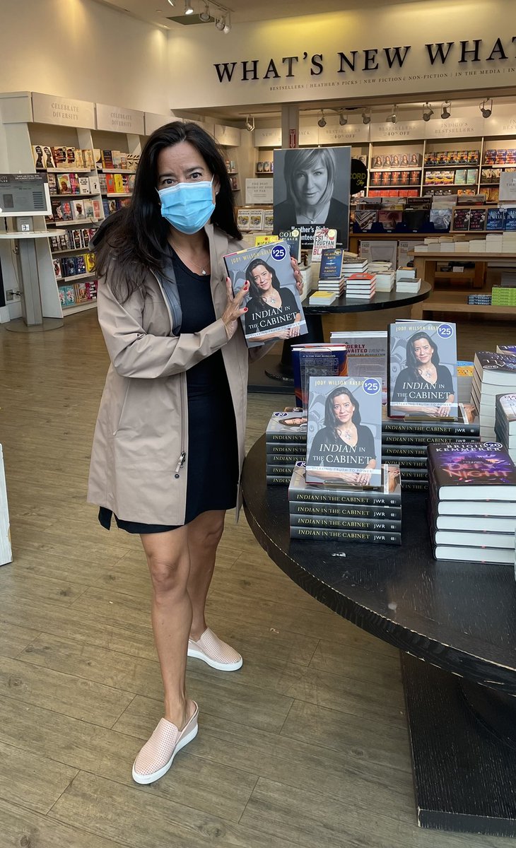 Puglaas's tweet photo. Busy book birthday for “Indian” In The Cabinet. 

Thank you so much for all the kind notes and warm wishes. #Grateful 📕🎉🙏🏽😁 #IndianInTheCabinet 

[Thank you @LeslieStojsic of @globalnews for the 📸] https://t.co/alzJCOTh0p