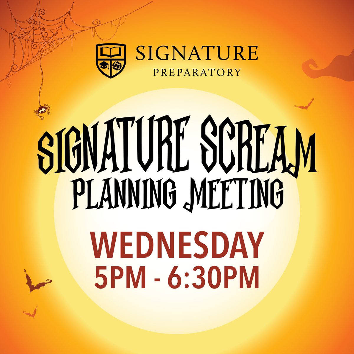 🎃💀📣 📆 Tomorrow 5:00-6:30pm is a major planning meeting for upcoming events, AND one NOT to miss. Everyone is invited if interested in volunteering.

We really appreciate everyone’s effort and are going to need a lot of help 2 make this the best &amp; biggest event of the year.🎪