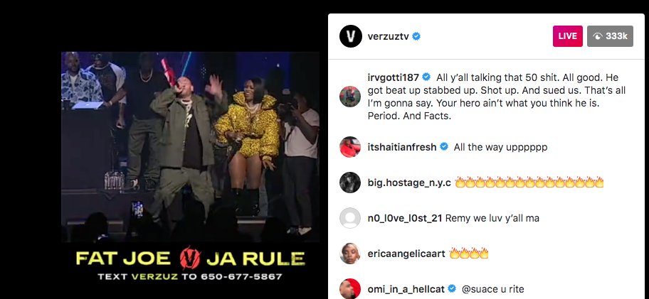 DJHeatDC's tweet photo. Irv Gotti with some words. Oh my... https://t.co/b2ztIyvn9h
