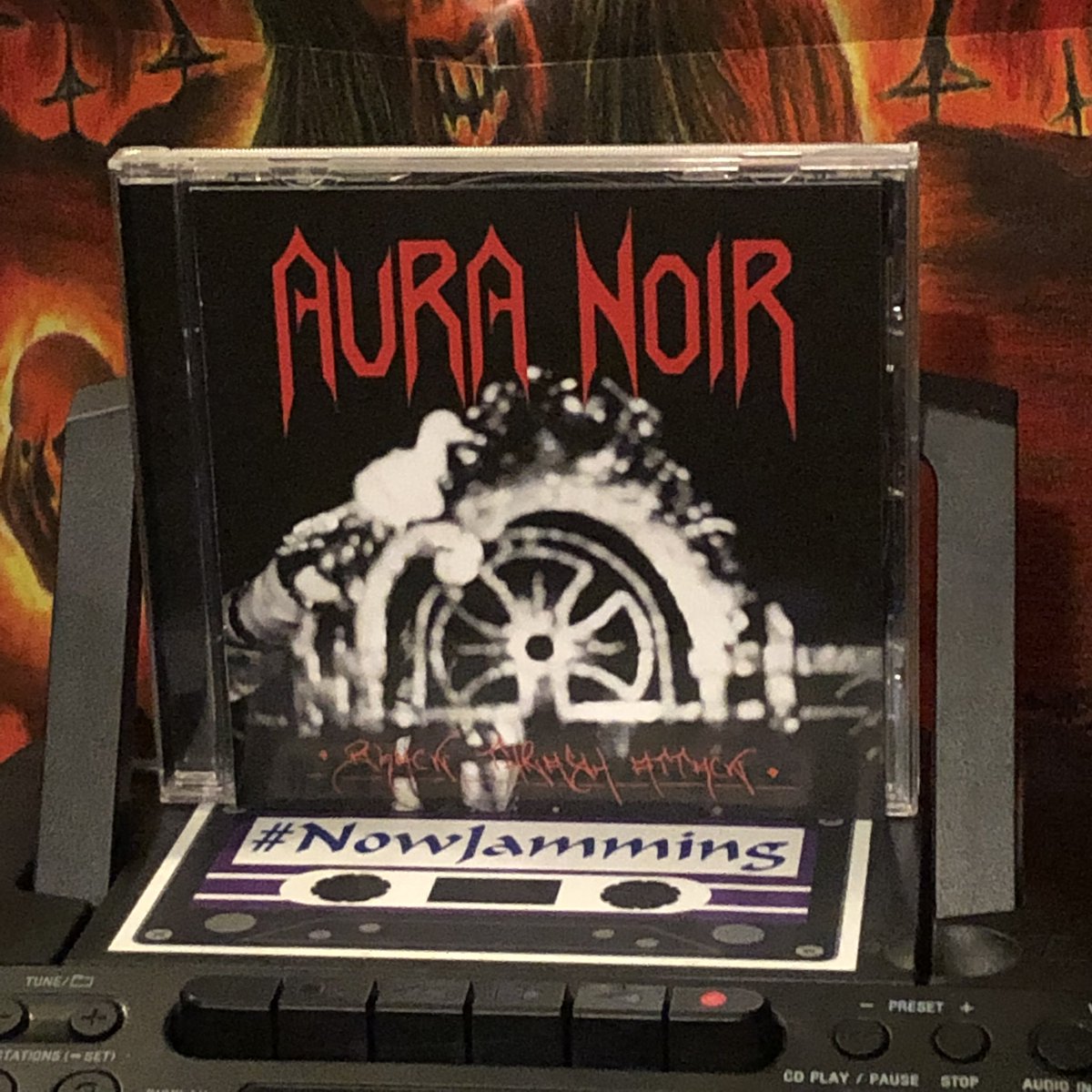 #NowJamming #AuraNoir #BlackThrashAttack #BlackThrashMetal #Norway #1996 #PeacevilleRecords #CD

youtu.be/i-kKaJ21gbw

music.amazon.com/albums/B01MS9F…

open.spotify.com/album/1c17Lkvt…