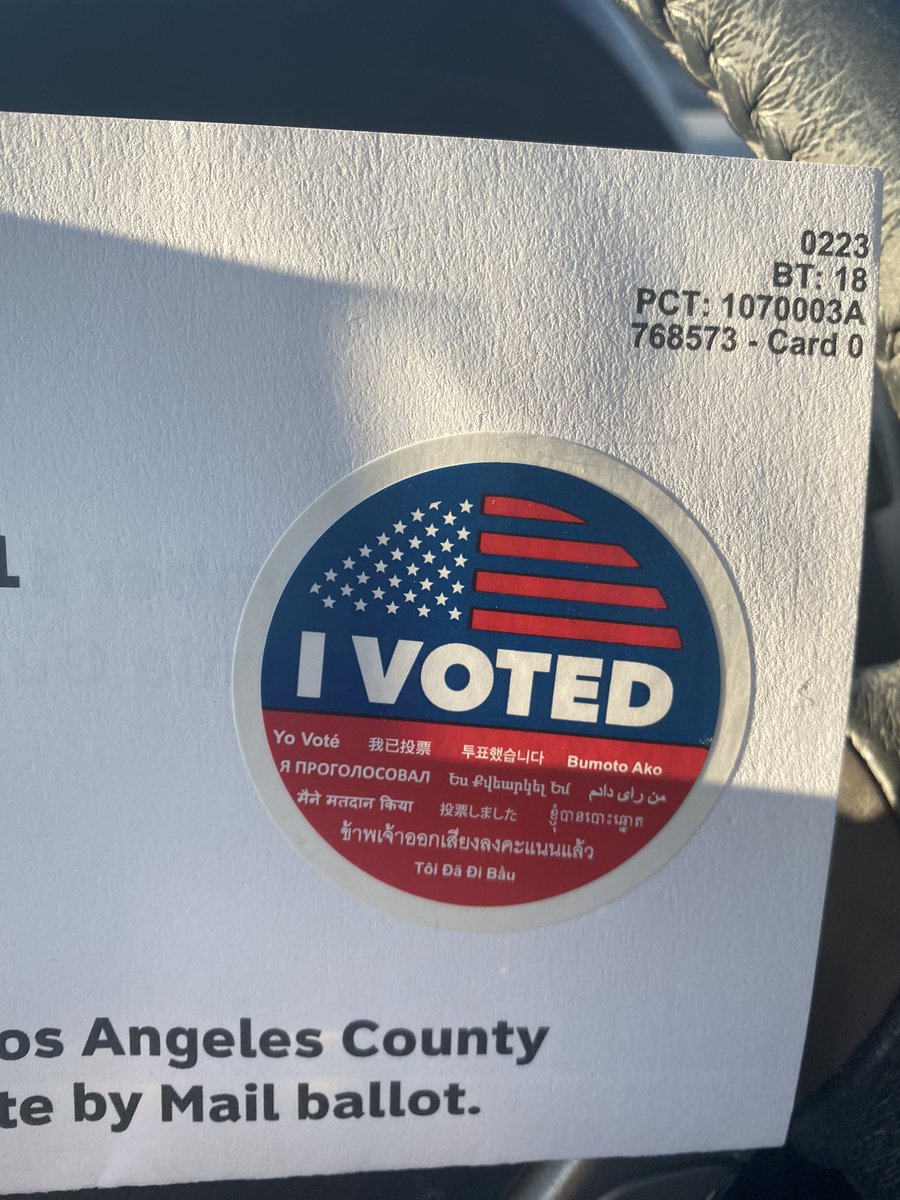 sjwy's tweet photo. Best part of my day was voting side by side with my son. https://t.co/iiTVjgRigG
