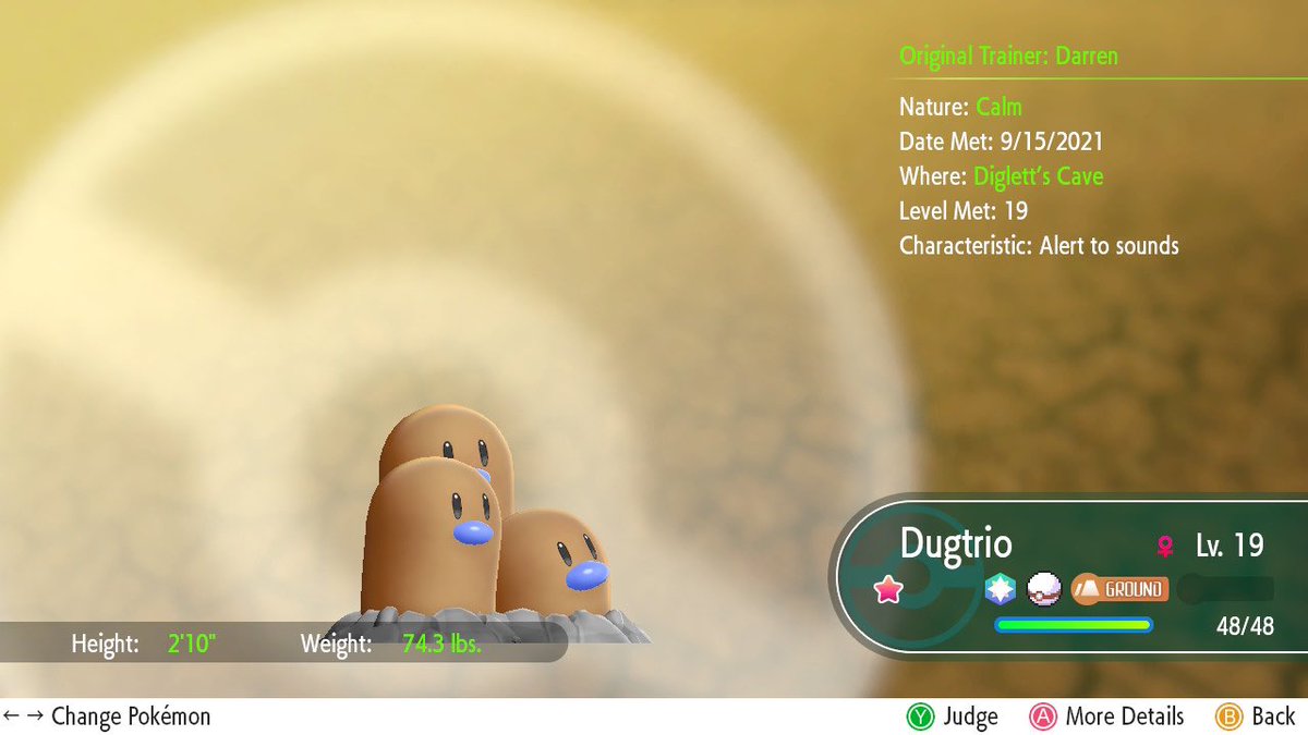 Pokemon Let’s Go Shiny Living Dex 
💫SHINY DUGTRIO💫

TRIPLE COMBO DELUXE BLUE NOSED SAUSAGES 👍🏻 immediately right after my rant too. 

Shiny Dex Completion: 51 /150

#pokemonletsgo
#shinylivingdex
#shinypokemon
#shiny
#dugtrio