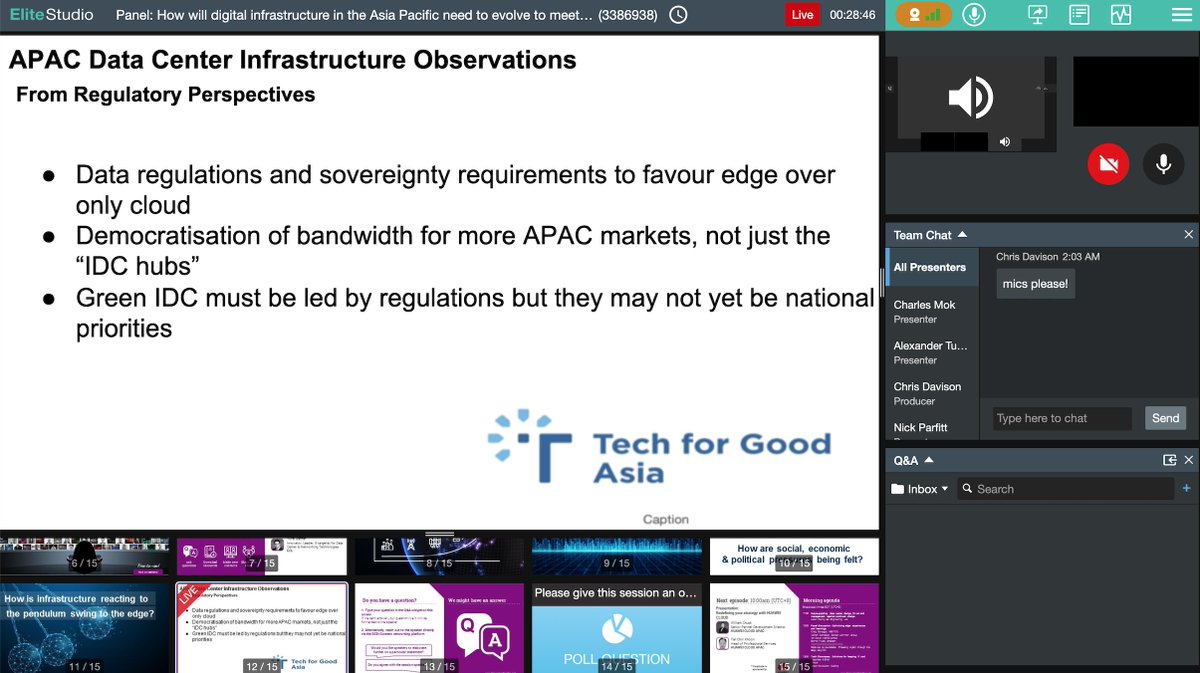 charlesmok's tweet image. Sharing in #DCDAPAC this morning on data center/cloud/edge trends in APAC. I share particularly on the impact of data/sovereignty laws and geopolitical reshuffling of cable bandwidth shifting away from hubs like Hong Kong, and how green regulations are lagging behind.