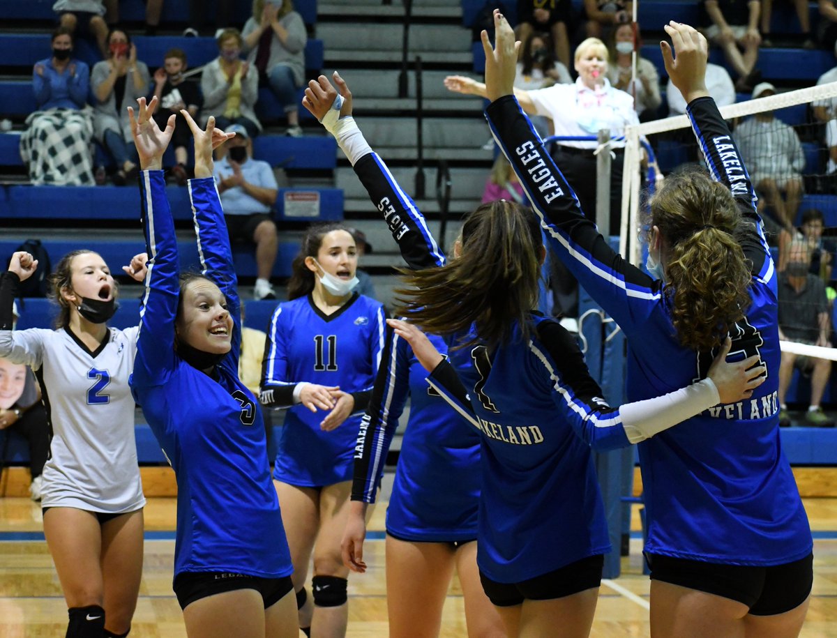 VOLLEYBALL: Lakeland begins pursuit of LVC title with four-set win over WL Central bit.ly/3CdRW5q