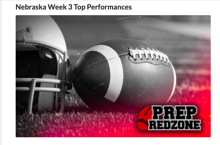 Top Performances for Week 3 (Offense)
 
Let us know if we missed any in the comments below and continue sharing videos/stats