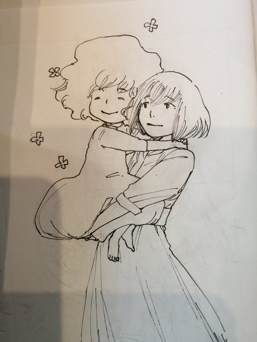 秋の風が気持ちいいと何となく描きたくなる子 