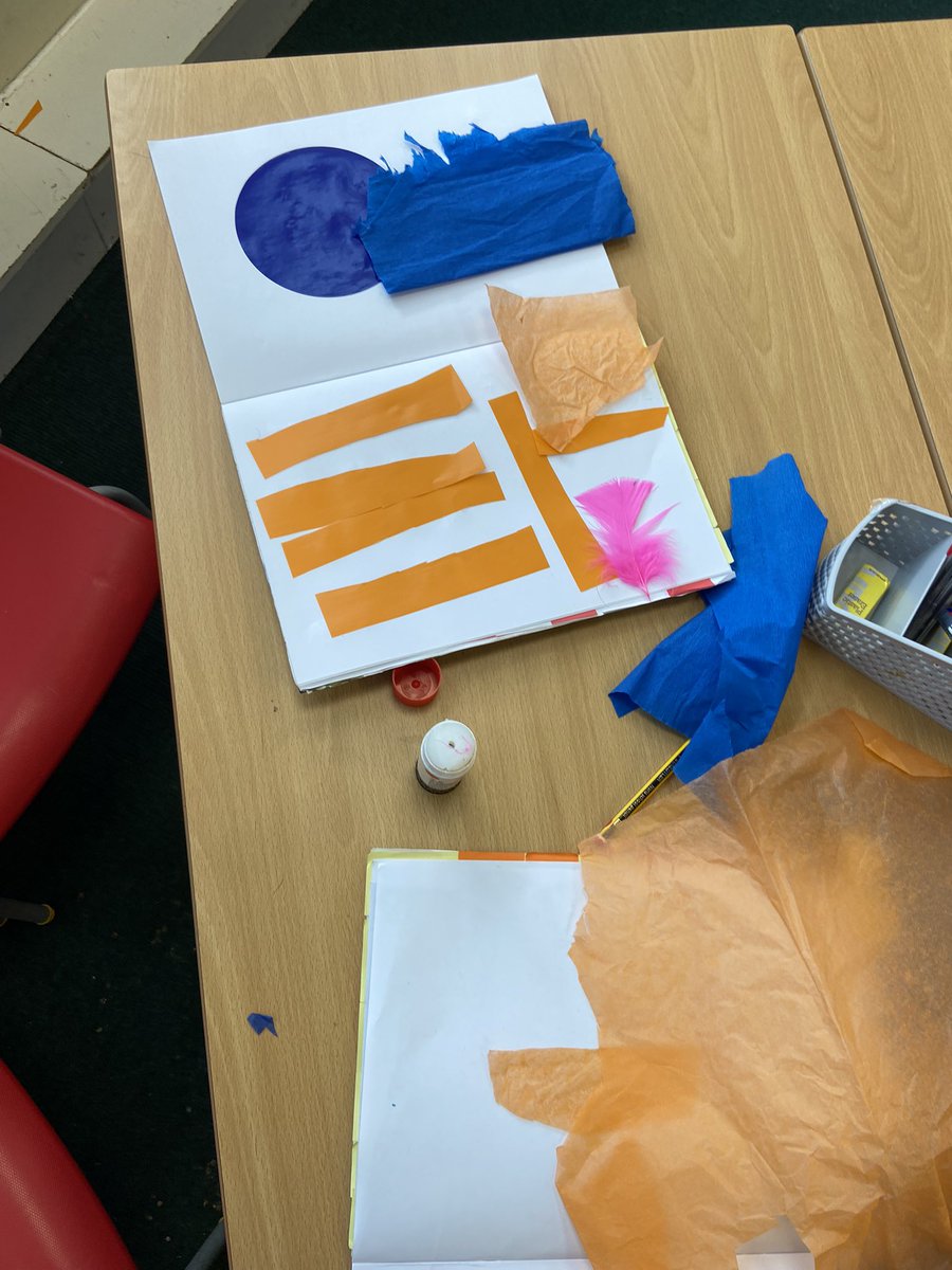 NewchurchCP's tweet photo. Year 2 have experimented with a range of different colours to show different types of emotions. We looked at the main character in #TheWisp and how his feelings change throughout. #NewchurchArt https://t.co/Ufli19kK4E