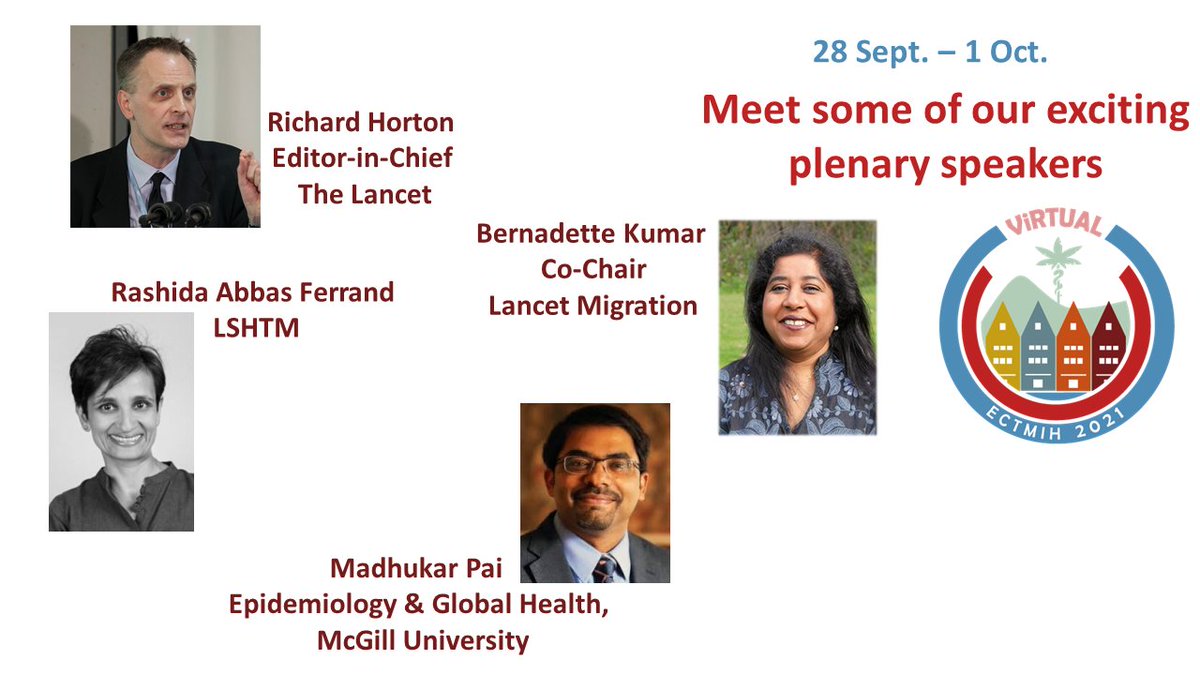 ECTMIH2021 (@ectmih2021) on Twitter photo The #ECTMIH2021 website is continuously updating – check out the programme and some of the great speakers ectmih2021.no
Less than 2 weeks to go - you can still register!!!
<a href="/NRSGlobalHealth/">Global Health Research School</a> @CIHUiB <a href="/IGS_UiB/">Institutt for global helse og samfunnsmedisin</a> @medofak_uib <a href="/UiB/">Universitetet i Bergen</a>
<a href="/richardhorton1/">richard horton</a> <a href="/rashida_abbferr/">Rashida Abbas Ferrand</a> @paimadhu The #ECTMIH2021 website is continuously updating – check out the programme and some of the great speakers ectmih2021.no
Less than 2 weeks to go - you can still register!!!
<a href="/NRSGlobalHealth/">Global Health Research School</a> @CIHUiB <a href="/IGS_UiB/">Institutt for global helse og samfunnsmedisin</a> @medofak_uib <a href="/UiB/">Universitetet i Bergen</a>
<a href="/richardhorton1/">richard horton</a> <a href="/rashida_abbferr/">Rashida Abbas Ferrand</a> @paimadhu