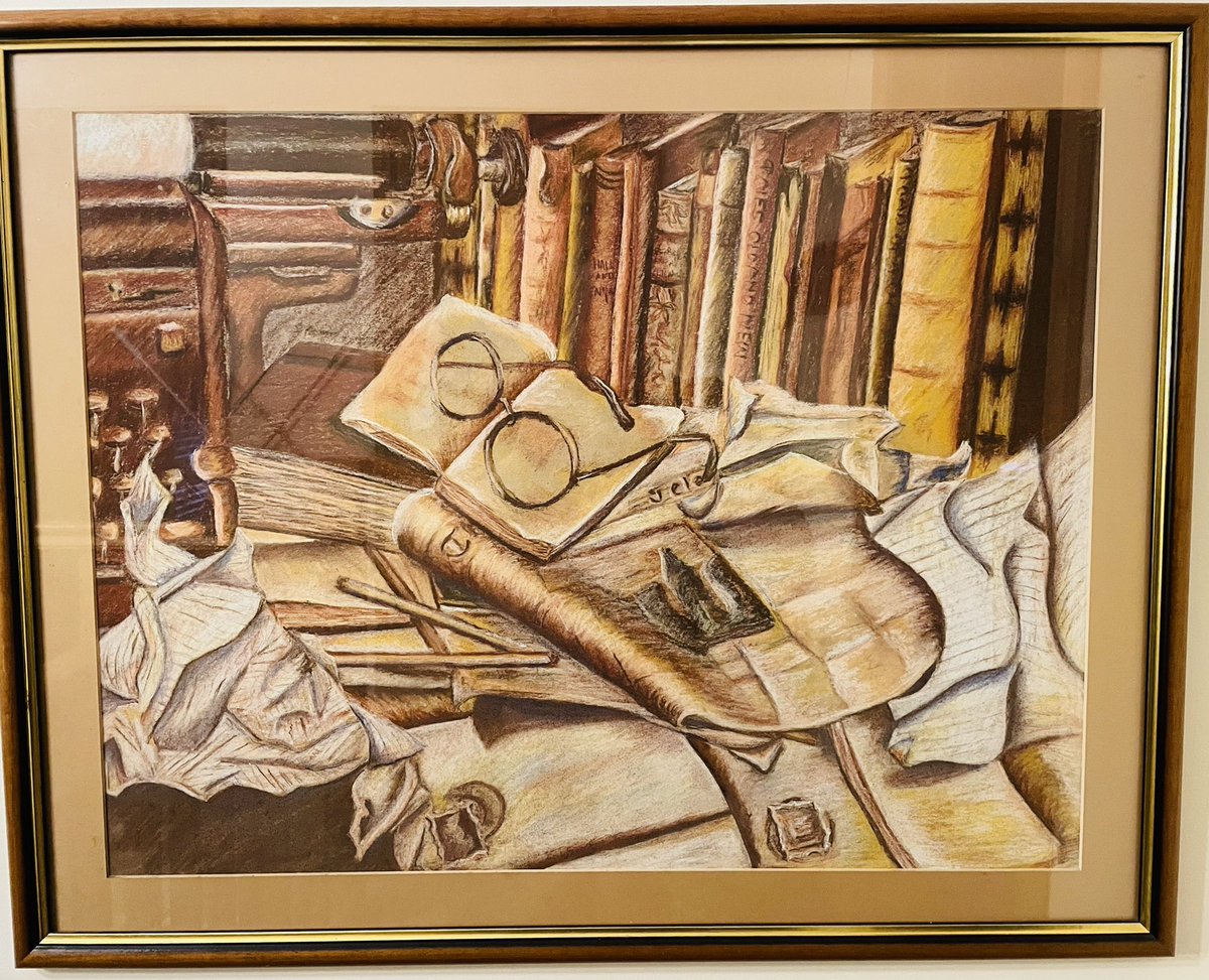 Dusted down my GCSE Art piece 1990 in support of <a href="/powys2025/">Powys2025</a> city of culture bid. Cultural talent in Powys is about to get noticed 💪 <a href="/PowysCC/">Powys County Council</a> @PowysCC_HTR <a href="/alibulman/">Ali jo</a> <a href="/lodeslan/">Myfanwy Alexander</a> <a href="/yGaer_Brecon/">y Gaer</a> <a href="/OrielDavies/">Oriel Davies Gallery</a> <a href="/dan_lydiate/">Danny Lydiate</a> <a href="/CarolineT_Powys/">Dr Caroline Turner</a> <a href="/NinaPowys/">Nina Davies</a>