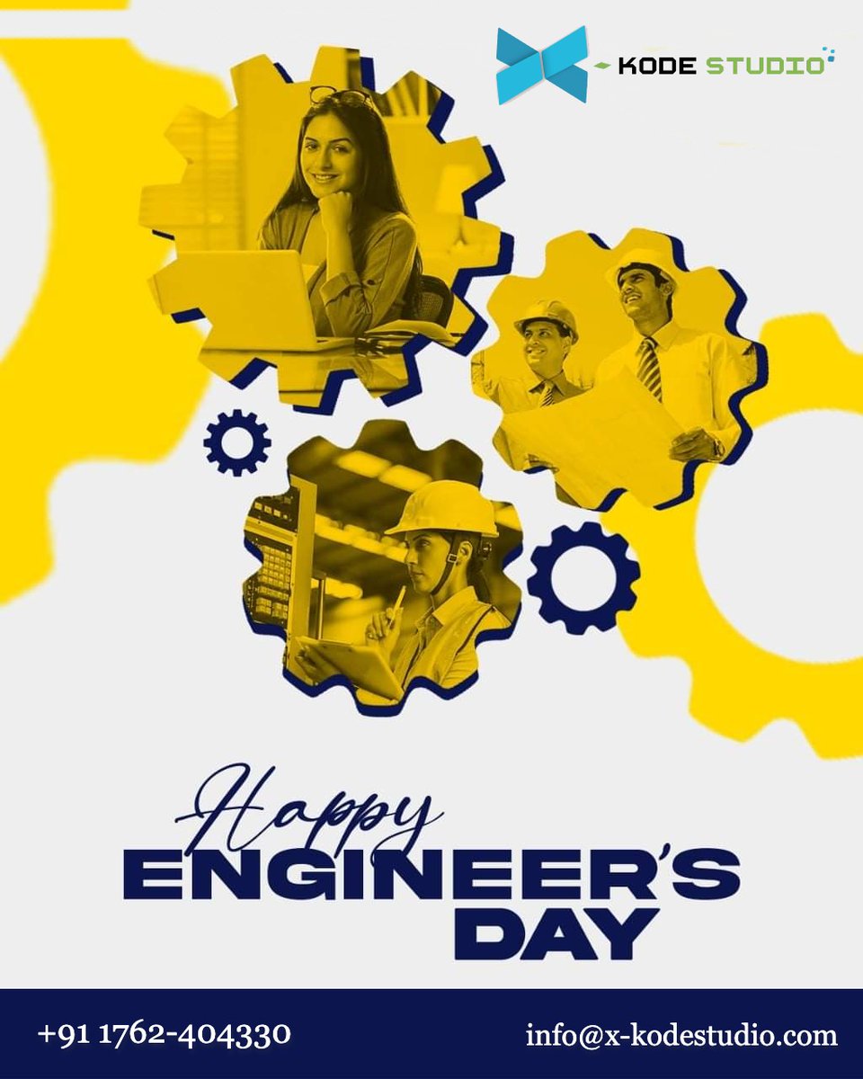 XKodeStudioLLP2's tweet image. #happyengineersday Science is discovering the essential truths about what exists in the Universe, engineering is about creating things that never existed.&quot;
Happy Engineer&apos;s Day.