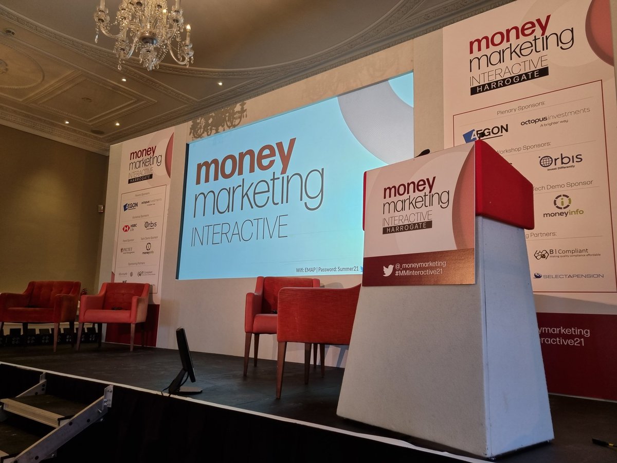 KateyPigden's tweet photo. Today is the day! Money Marketing Interactive has landed in Harrogate. @_moneymarketing #MMInteractive https://t.co/RXrOuQbmiZ