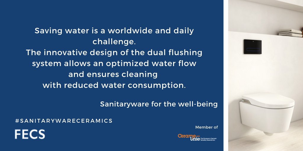 🚽FECS invites you to discover the benefits of the innovative dual flushing system.
#sanitarywareceramics #Ceramics