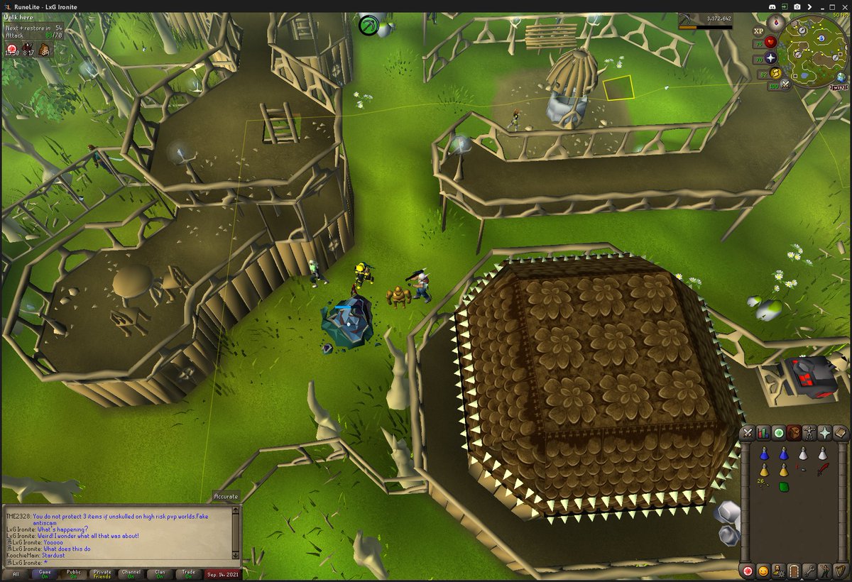 IgniteLxg's tweet photo. Still can't believe I got my 2nd pet last night. Came here to kill elves for slayer. Saw this person mining so joined in then boom 😍🤣 #osrs #runescape #pet #mining https://t.co/EfKDi29bn1