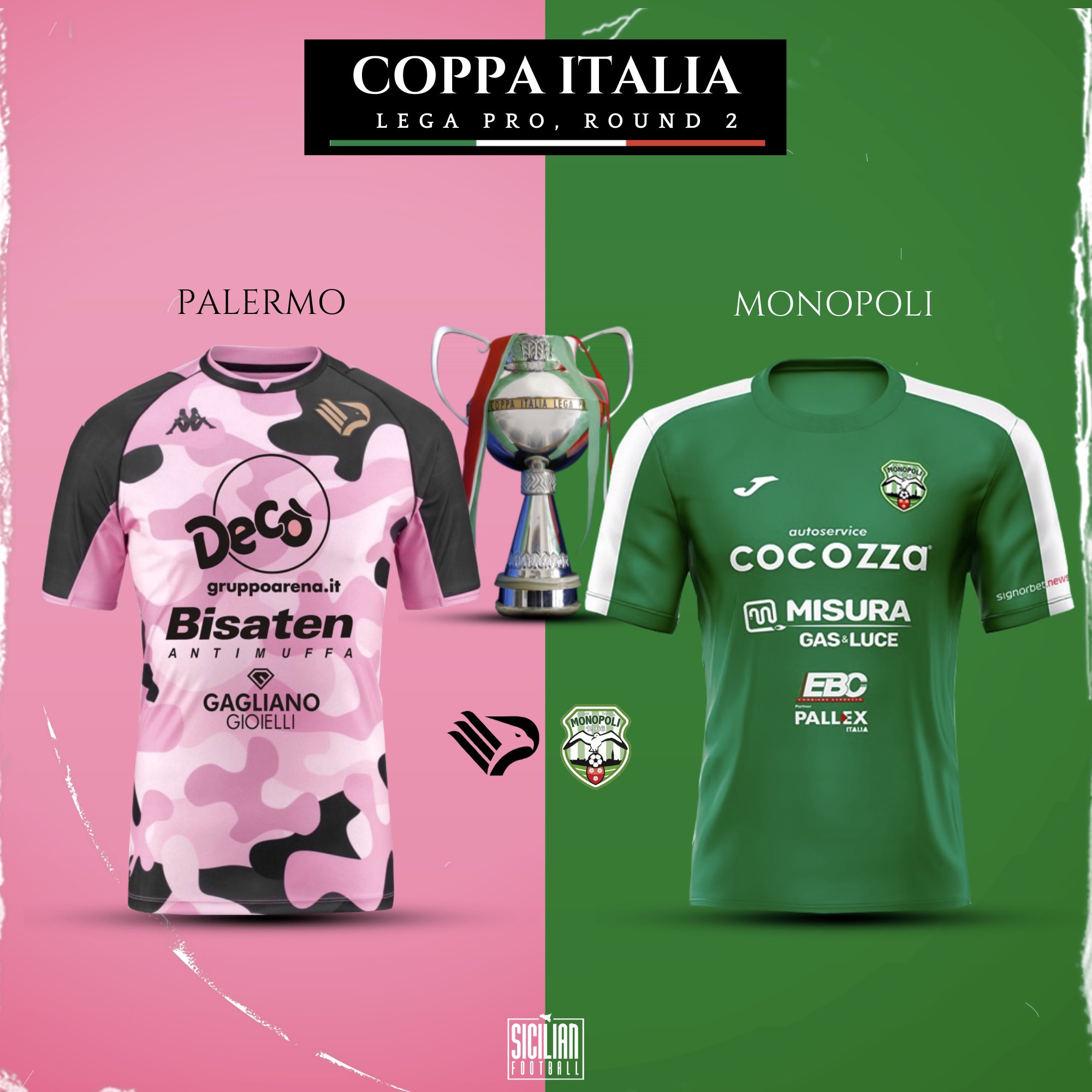 Sicilian Football on X: Palermo debuted their new third kit in yesterday's  Serie C Coppa Italia. What do you think about this jersey? (📸: Palermo FC)   / X