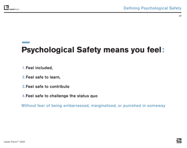 samleepan's tweet photo. Are you feeling safe enough to challenge the status quo? https://t.co/AVYoRPgEhl