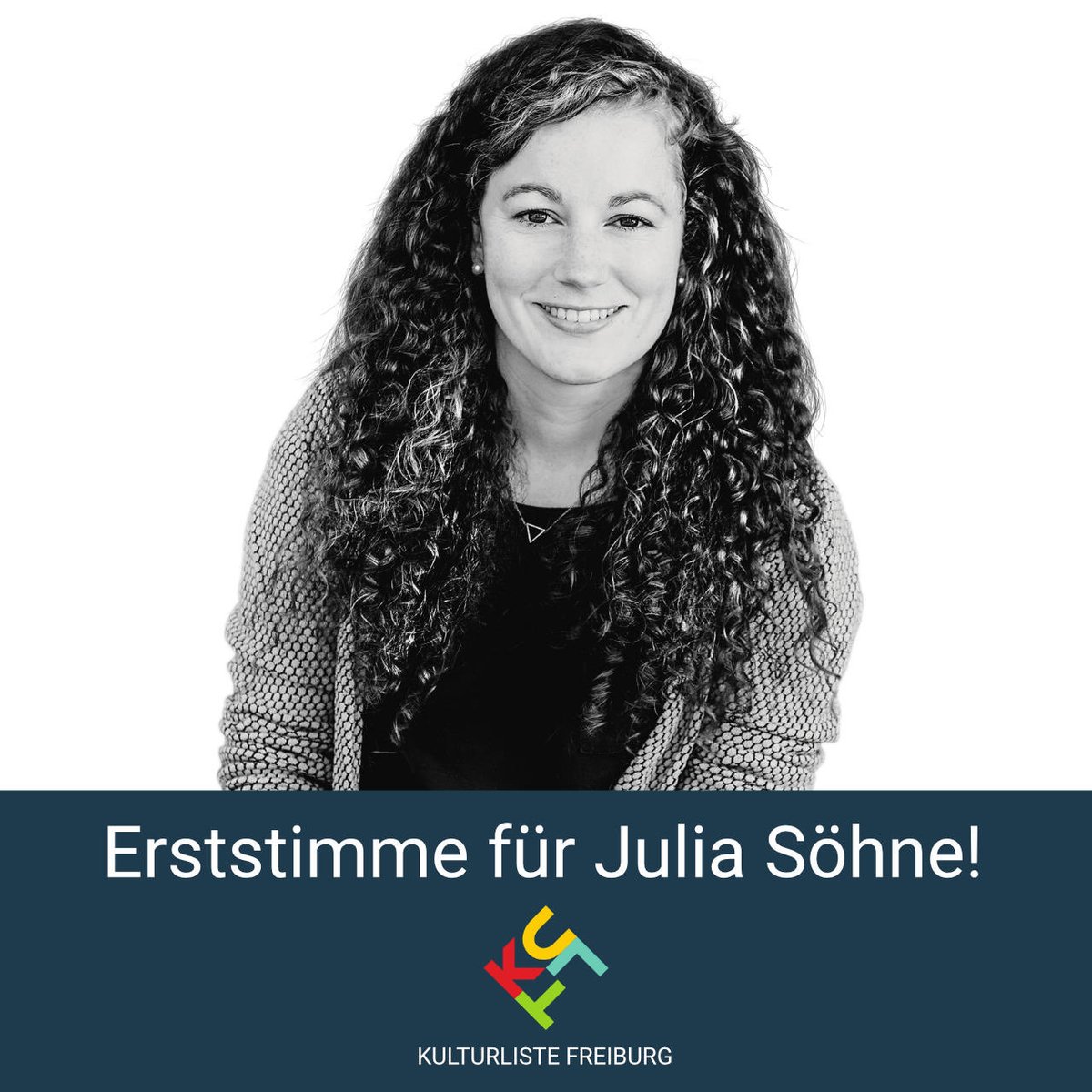 Die Kulturliste Freiburg spricht sich bei der Bundestagswahl am 26.9. in Freiburg für @JuliaSoehne als Direktkandidatin aus. Hier gibt’s mehr dazu: kulturliste-freiburg.de/2021/09/14/wah…