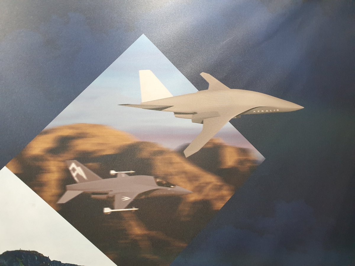 Quick catch-up with Aeralis who are still focusing on the advanced trainer as the first in their modular aircraft family - but some potential new variants revealed - MQ-25-style drone tanker, and a V-tailed Loyal Wingman. #DSEI2021 #avgeek