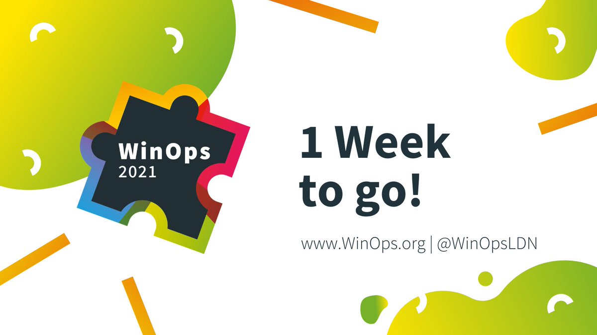One. More. Week. 😱

📍Olympia London
📆22nd September 
🎟️ bit.ly/3DfeyDR

Tickets are FREE. What are you waiting for?!

<a href="/LDN_Blueprint/">Blueprint LDN - 21/22 Sept 22</a> @DevOpsGroup <a href="/Prism_Digital/">Prism Digital</a>
