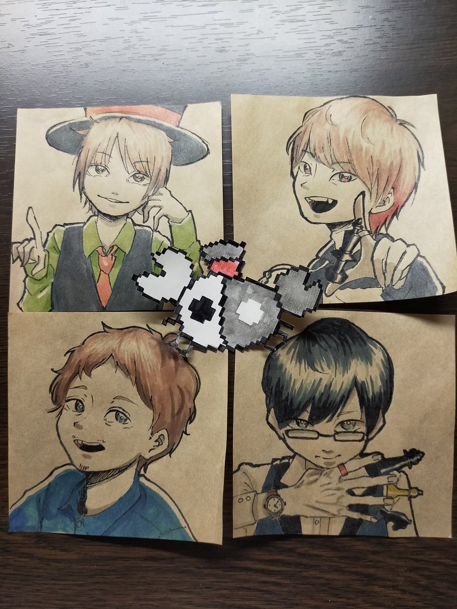 かぼちゃん Top4 Top4 トップ4 キヨ レトルト 牛沢 ガッチマン イラスト イラスト好きな人と繋がりたい 絵描きさんと繋がりたい 秋の創作クラスタフォロー祭り