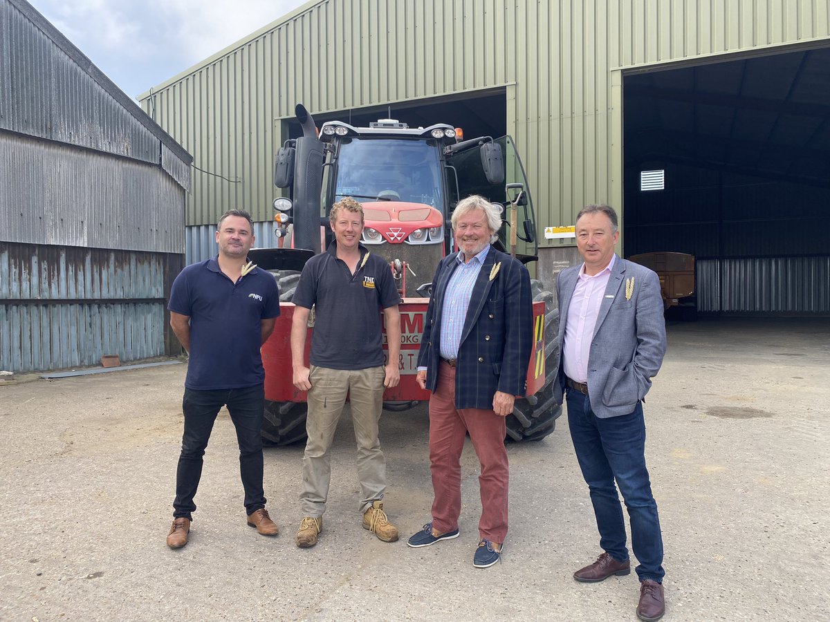 Today is #BackBritishFarmingDay Recently in Essex we’ve welcomed three of our MPs onto members’ farms to highlight the issues facing British Agriculture. Thank you <a href="/JamesCleverly/">James Cleverly🇬🇧</a> <a href="/GilesWatling/">Giles Watling</a> <a href="/Metcalfe_SBET/">Stephen Metcalfe</a> for joining us and remember to Back British Farming!