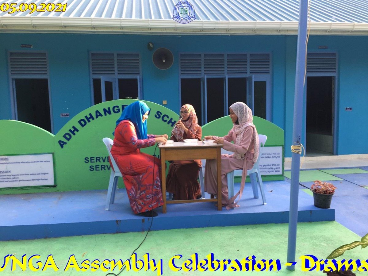 DhangethiSchool's tweet photo. United Nations General Assembly Celebration - Drama.. #UNGA #Raaje #UNGA76 #moedumv #aisthly Thank you all .. https://t.co/IvKYdwdqHc