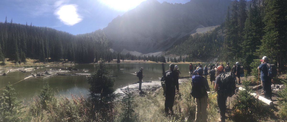 oilfieldsschool's tweet photo. Mr Argento”a OE 7/8 class on their hike today to Running Rain Lake. Awesome day with awesome OHS kids! Shout out to all the parent volunteers who came along for the hike! https://t.co/qhf1UZWJ5c