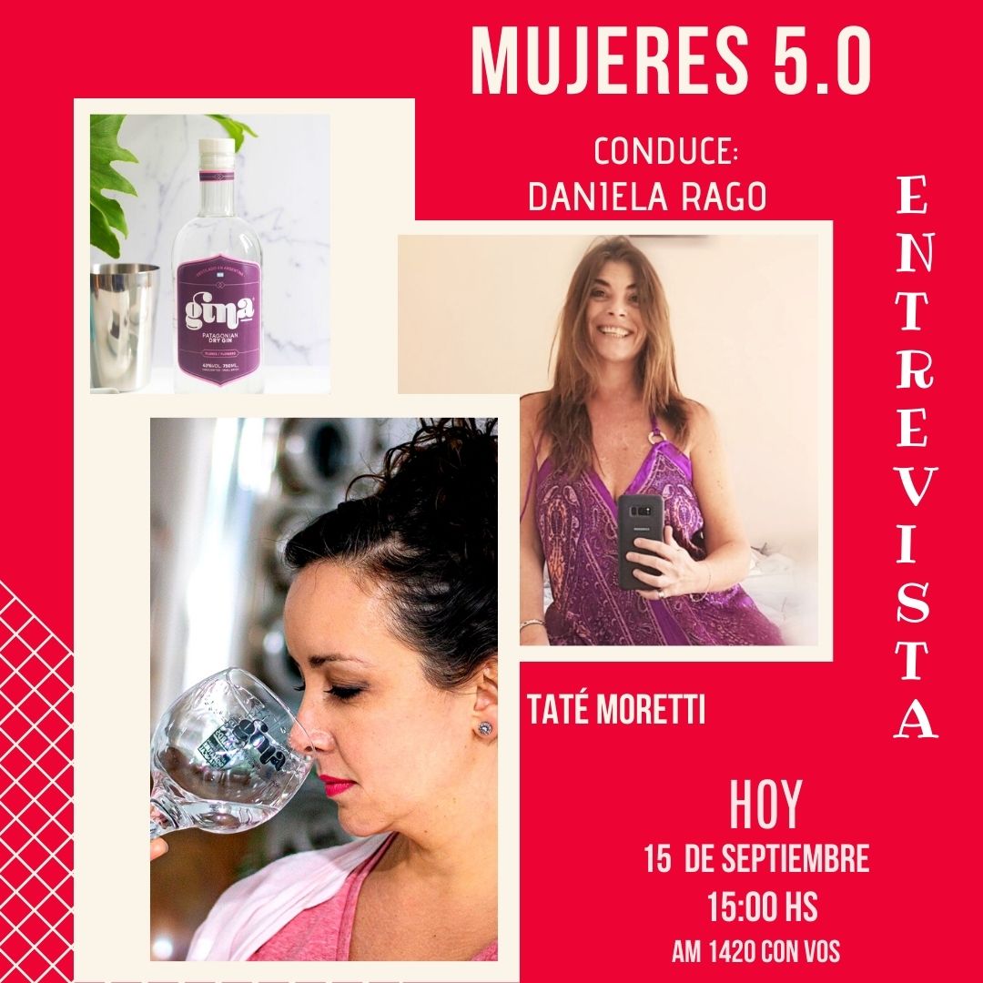 Mujeres50's tweet photo. HOY! en Mujeres 5.0 Tenemos una entrevista con @tatemoretti diseñadora de gin floral premiado en Londres. Ademas, otro viaje con la maravillosa #SilvinaReyes empresaria, mujeres 5.0 creadora de @hostandboat 
🕕15:00 hs 🎙 conducción  @danielarago67 por AM 1420 Radio Con Vos.
. https://t.co/0TuH2DgTC4