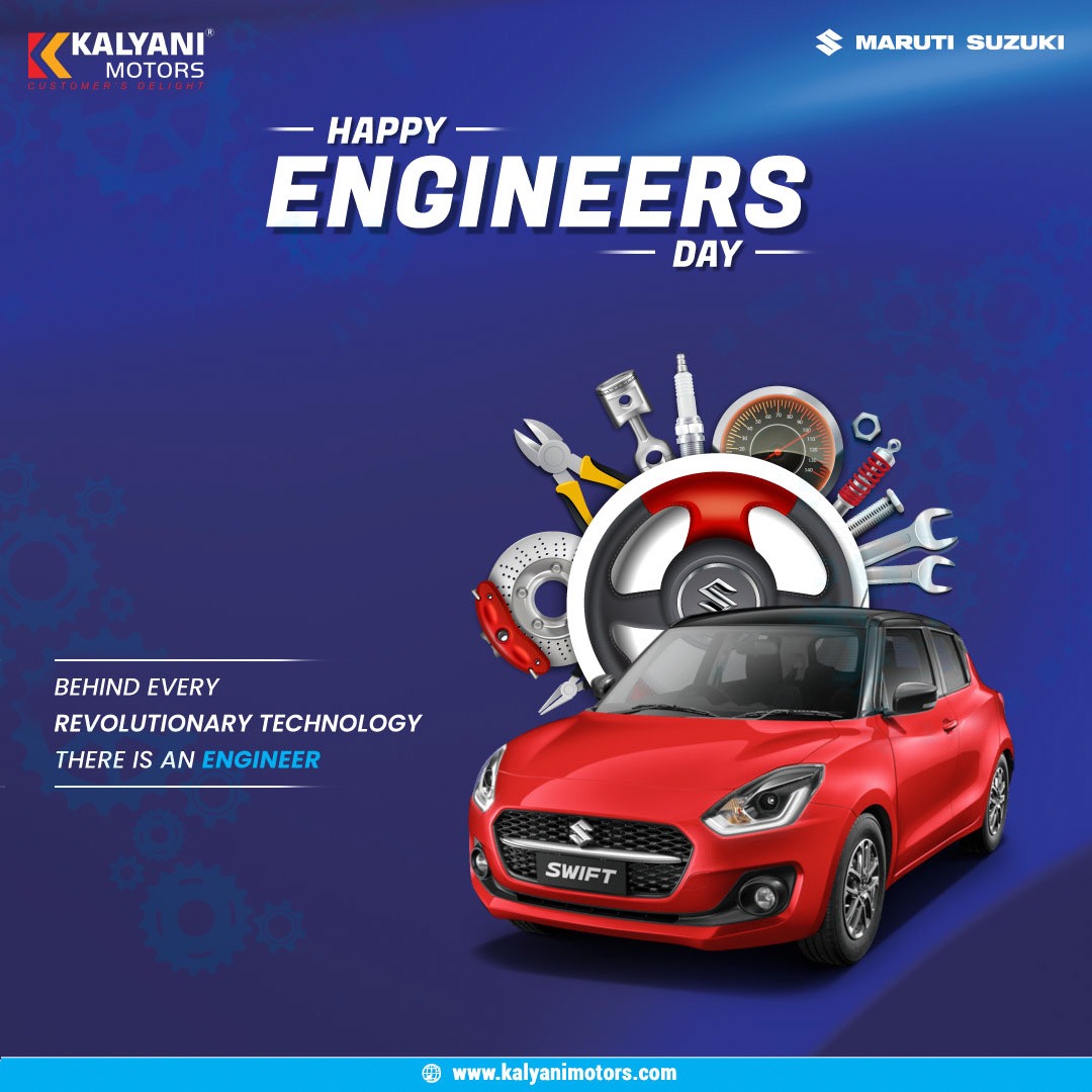 KalyaniMotors's tweet image. Thank you Engineers for designing &amp;amp; developing the best technology to make our world a better place. Kalyani Motors wishes a Happy Engineers Day.
kalyanimotors.com
#engineersday #happyengineersday2021  #carengineering #MarutiSuzuki #arena #NEXA #kalyanimotors