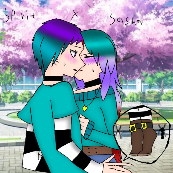 Sasha x spirit (I'm fucking spots to be asleep right not but I don't give a fuck XD)