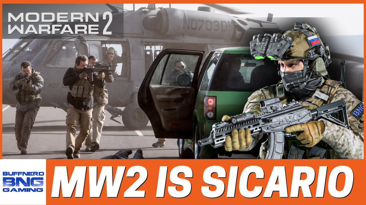 BuffNerdGaming1's tweet image. Modern Warfare 2 will be like Sicario!! @InfinityWard #ModernWarfare2 #COD2022
youtu.be/xYBiQYiOtyI
