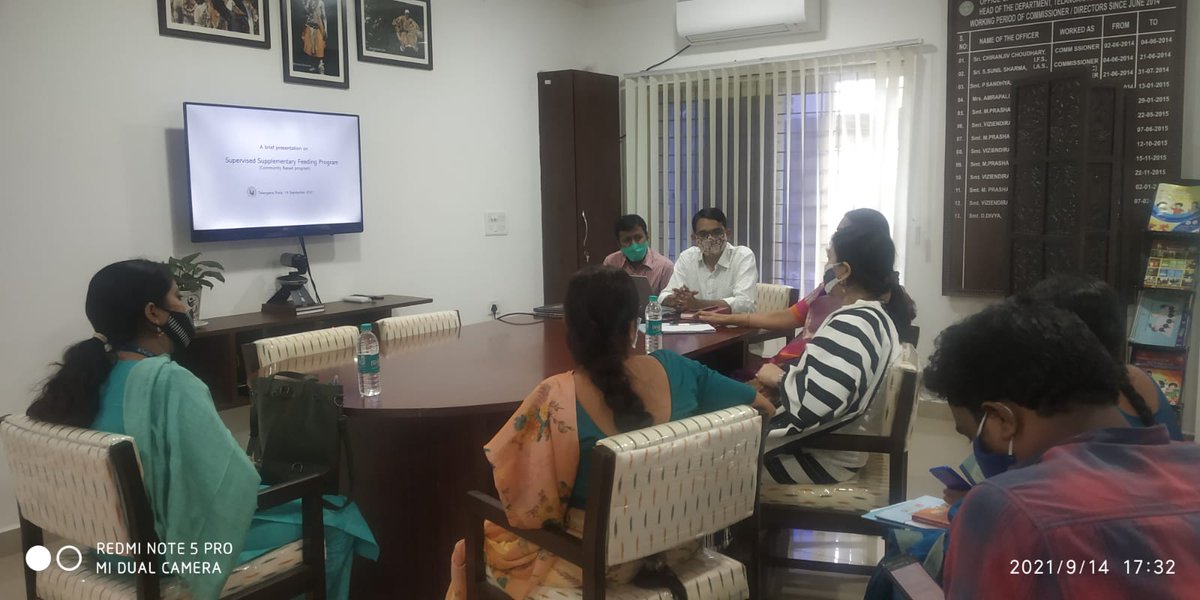 RosyTaba2's tweet photo. Reviewed the supervised supplementary Nutrition programe &amp; Visit to nutritional Garden under  Commissionerate  of WD &amp; CW ,Govt.of Telangana.
#PoshanAbhiyan #Hyderabad 
@smritiirani @MinistryWCD @NCPCR_ @KanoongoPriyank @TelanganaCMO https://t.co/BUIMIVYxtZ
