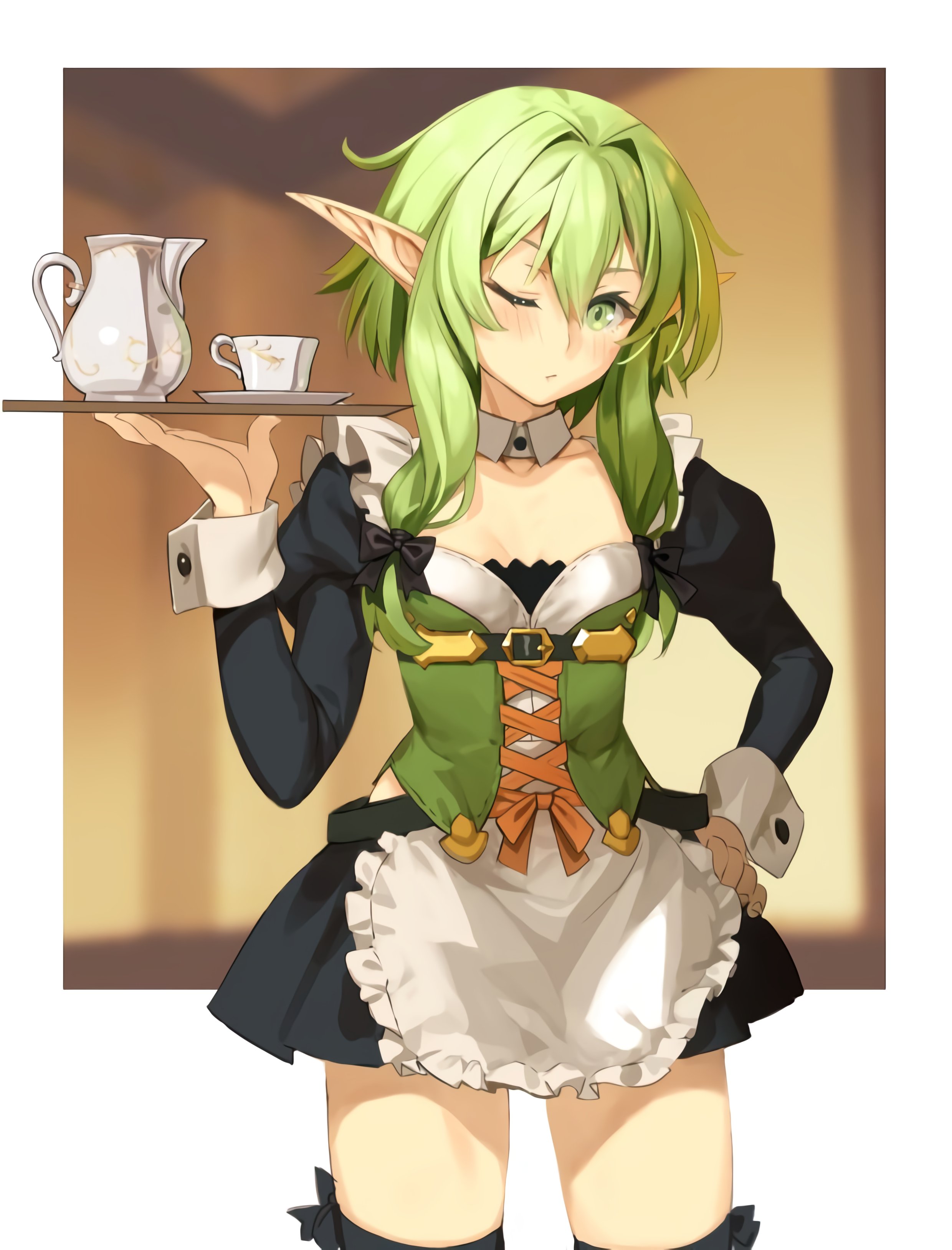 Goblin Slayer эльфийка