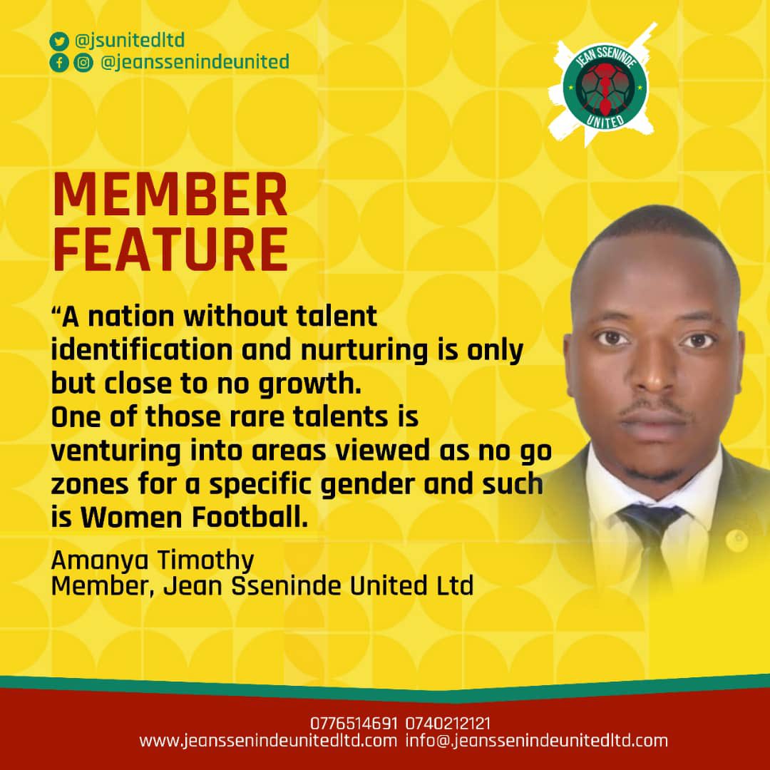 jsunitedltd's tweet image. Meet Timothy Amanya, A member of @jsunitedltd Here's what Timothy has to say about the importance of supporting women to play football. 

#MemberFeature
#WeAreTheRedAnts
#TogetherWeShine
#TakingOverYourTown