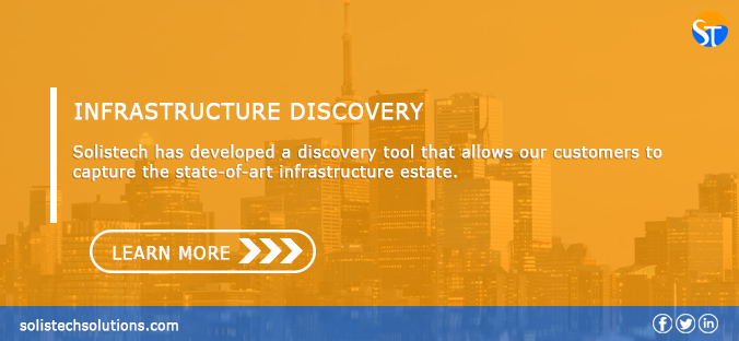 Solistech's tweet photo. Our team at Solistech has developed a discovery tool that allows our customers to capture the state-of-art #infrastructure estate.
Email us: info@solistechsolutions.com
https://t.co/zAEOFDdl44
#ManagedServices #oracledatabase #FusionMiddleware #CloudServices https://t.co/q4bVepCh5z