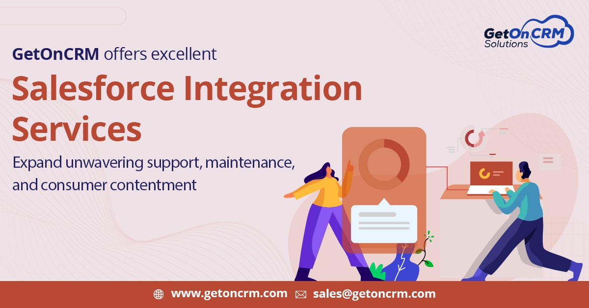 getoncrm's tweet image. We, at GetOnCRM Solutions, integrate Salesforce with the linked and current frameworks of our customers to smoothen data streams and offer better client data perceivability.

bddy.me/3Etgr0r

#salesforce #salesforceintegration #salesforcetools #getoncrm