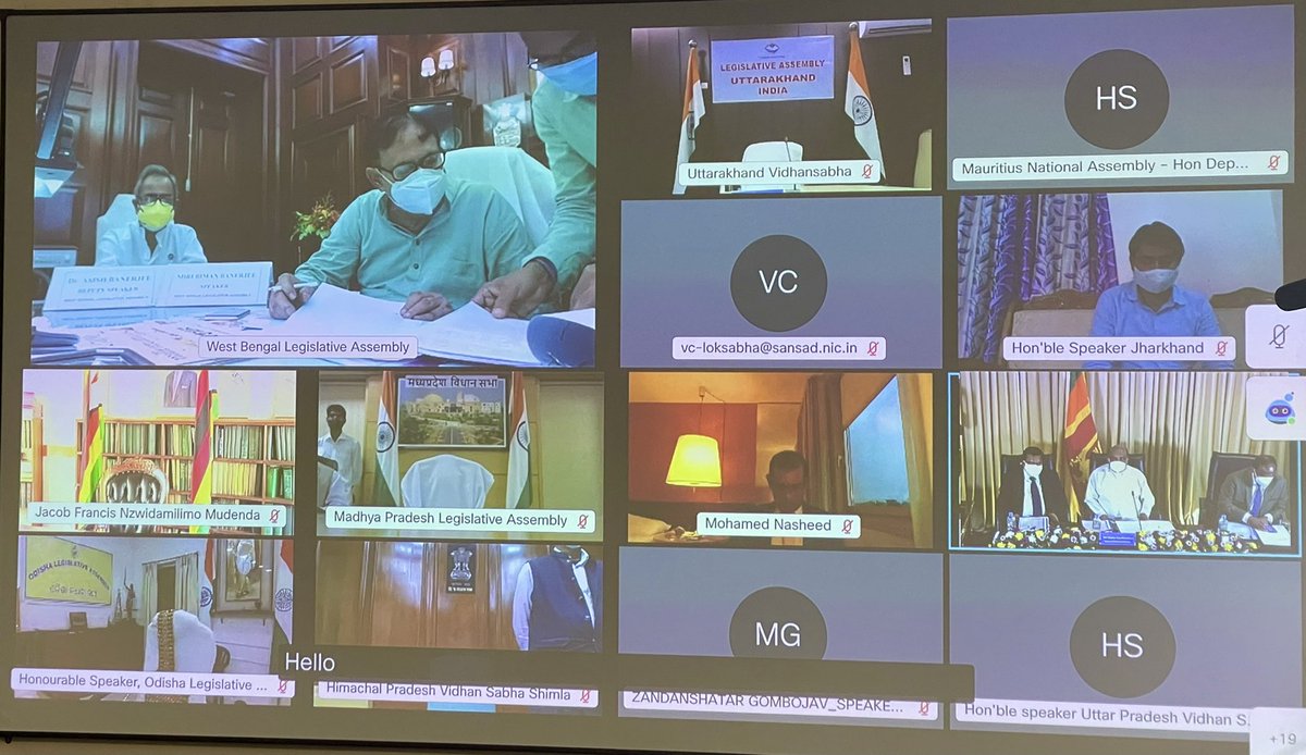 81st all India presiding officers' conference and International Day of Democracy  currently in progress.