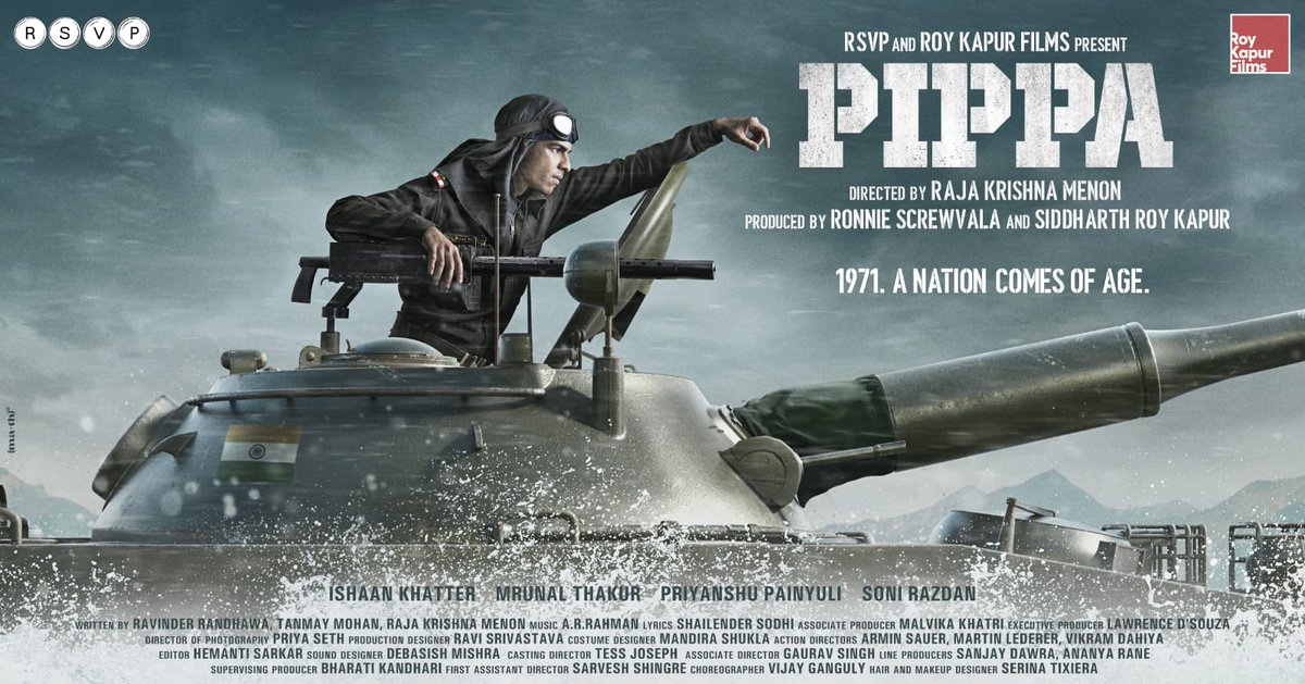 ISHAAN KHATTER - MRUNAL THAKUR: 'PIPPA' SHOOT BEGINS + FIRST LOOK... #Pippa - the 1971 war film starring #IshaanKhatter, #MrunalThakur, #PriyanshuPainyuli and #SoniRazdan - commenced the shooting in #Amritsar today... #Airlift director Raja Krishna Menon directs... #FirstLook...