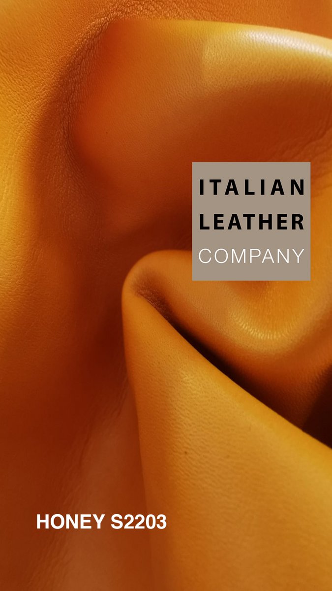 ILCLeather's tweet photo. Our premium Glacé leathers. The maximum of softness to be enjoyed by touch and sight. Unique sensations that satisfy your desire for quality and luxury. Here in the Honey S2203 version @ Italian Leather Company. #italianleathercompany #ilariaspadacenta  #leathersupply https://t.co/CLONBOd32W