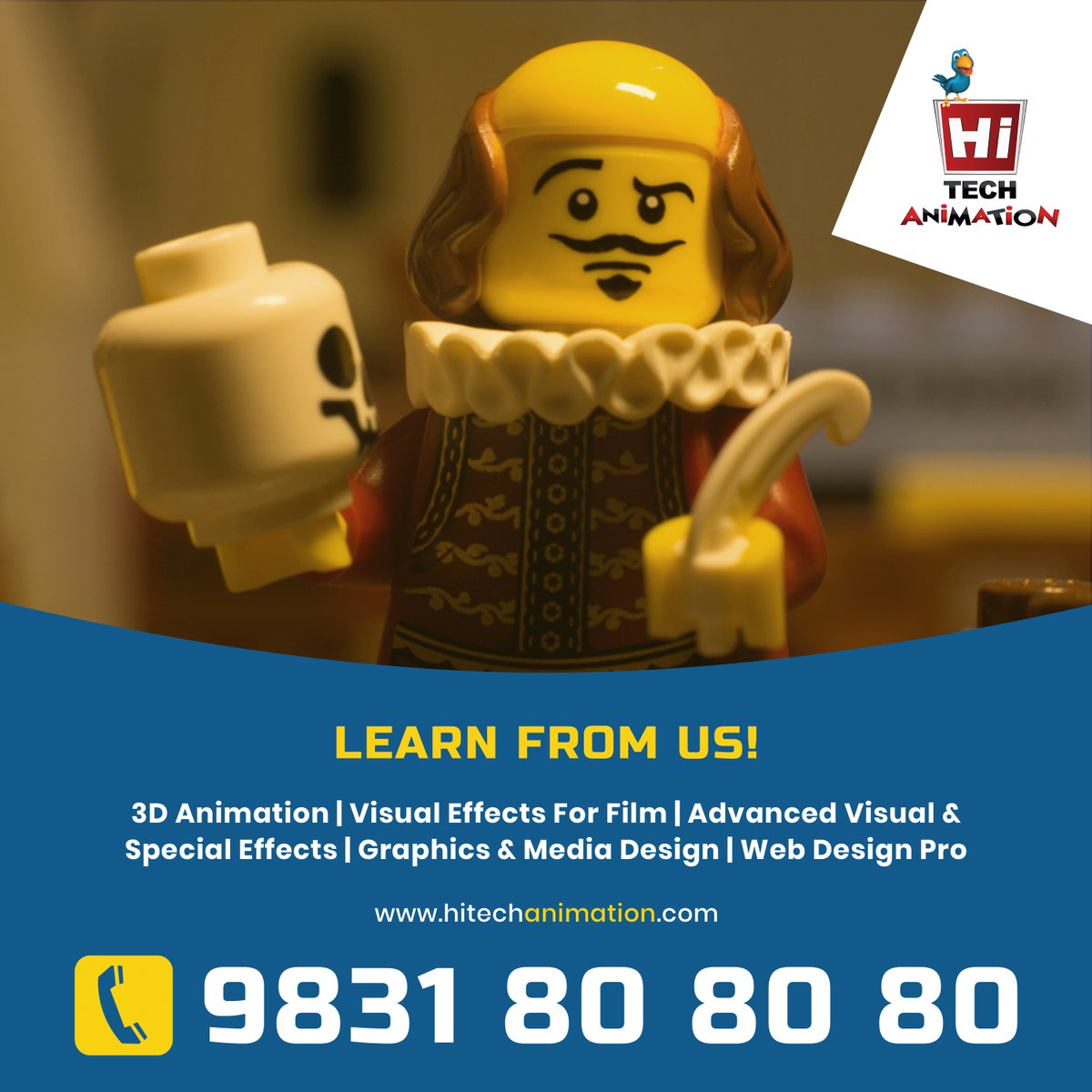 moopleanimation's tweet photo. Admission Open.
Join the offered courses in 3D Animation, Visual effects for film, Advance Visual & Special Effects, Graphics & Media Design and Web Design Pro.
Apply Now - https://t.co/e6Ug4jcnLj
#hitechanimation #courses #3danimation #visualeffects #specialeffects #mediadesign https://t.co/j5J3KHm02a