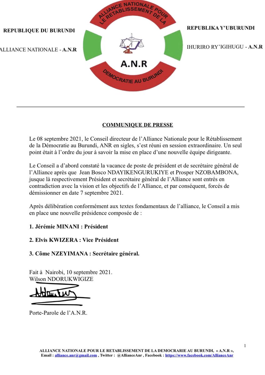 BMagNews's tweet photo. L’opposition burundaise en exil change de leadership : @minanijeremie prend le relais. Enfin une chance pour le retour à la démocratie au Burundi? Une opinion s’interroge. https://t.co/IWg9iuLgQv