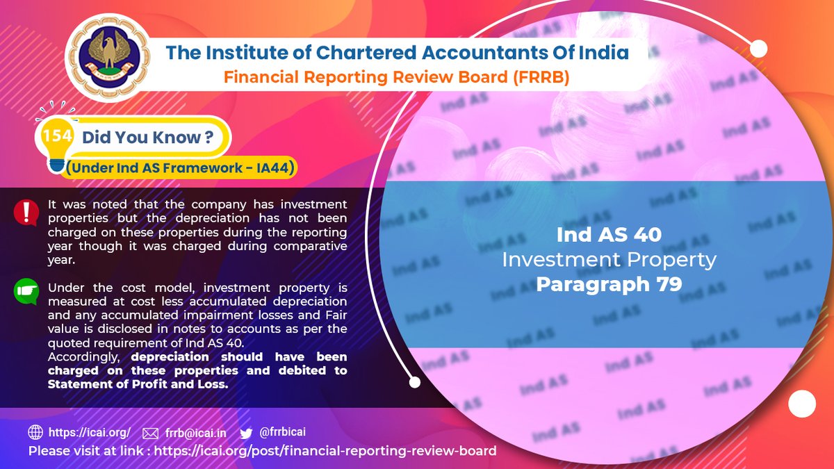 frrbicai's tweet photo. @frrbicai @theicai @JambusariaNihar
#DidYouKnow #IndAS #company #InvestmentProperty #depreciation #costmodel #Profit #loss https://t.co/Nj6GHSk61i