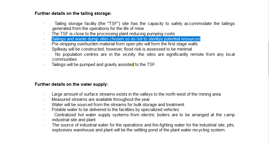 GMF782's tweet photo. #EUA - the mining plan RNS lands. Needs a few reads but 3 key points leaping out so far:
1. 128Koz Pd equiv fills Sinosteel Plan
2. They have a plan for Flanks and Rosgeo JV to follow
3. The Tailings are designed to allow for other areas to be mined
#turbobeastmode on the way ๐ https://t.co/G0b8doi3or