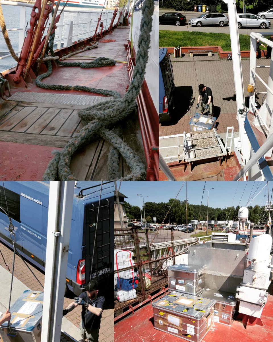 saghravani's tweet photo. Finally we came back to Gdansk and our equipment and samples are unloaded from the Oceania. Now time for analyzing samples , interpretation of data and of course vacation.
.
.
.
.
#eeanorwaygrants 
#svalbard
#gdańsk 
#instituteofoceanologypolishacademyofsciences https://t.co/uztbz3KM8q