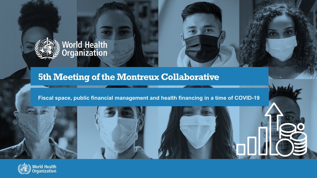 COMING IN TWO MONTHS! 15-19 Nov, 2021

5th Meeting of the Montreux Collaborative on fiscal space, public financial management and health financing.

Check out the agenda and register to the virtual event:
who.int/news-room/even…