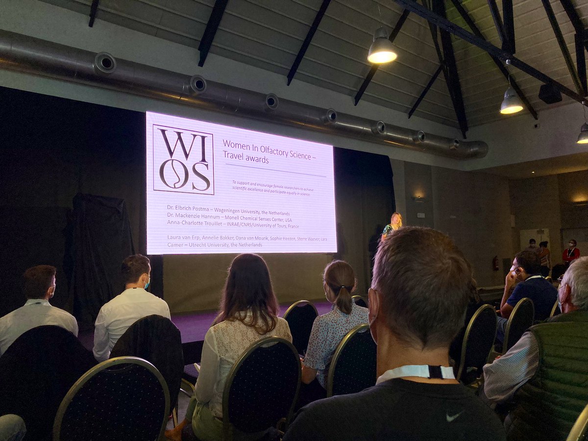 Very happy to finally join an in person meeting again @Ecro2021 in Cascais, thanks to the support of the #WIOS Travel Award!